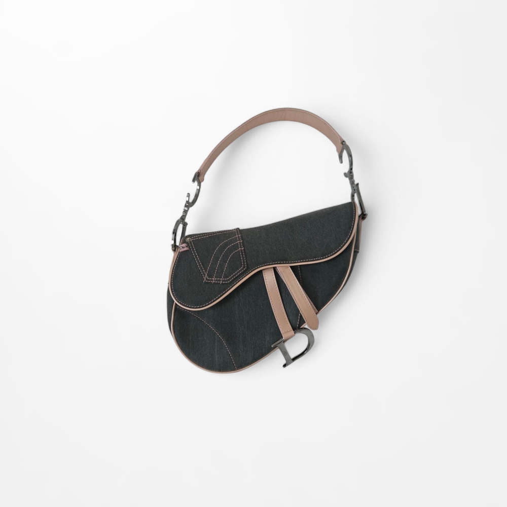 Dior Saddle Bag Denim Entrupy Certified